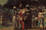 Winslow Homer Carnival costumes for dress up Germany oil painting artist
